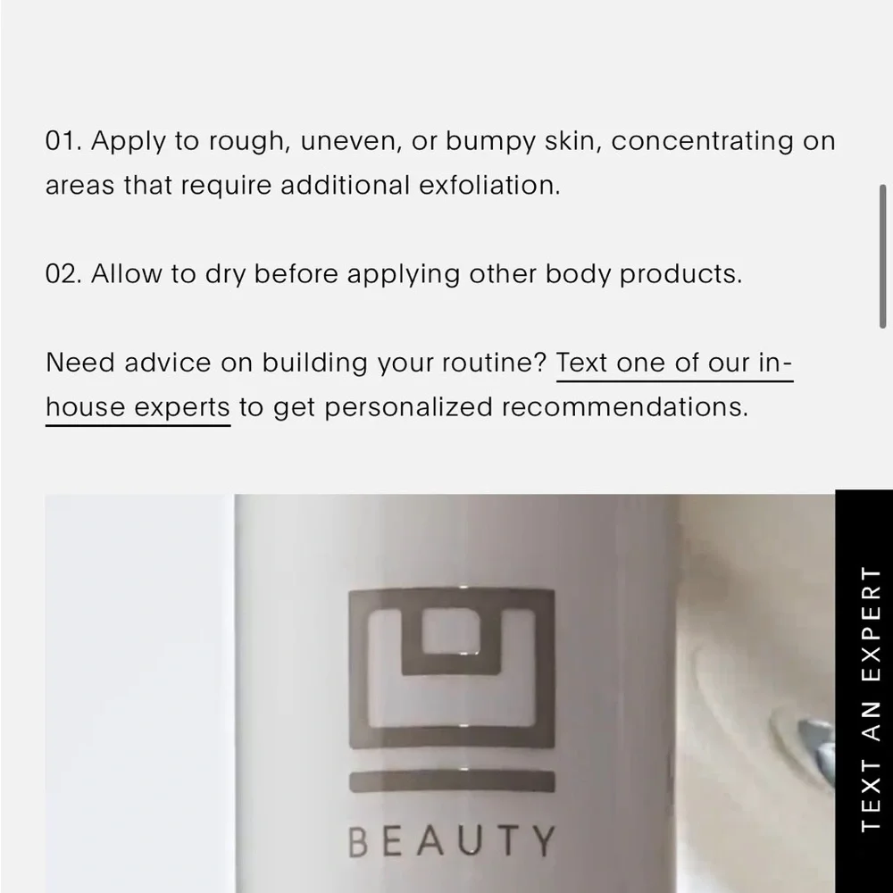U beauty resurfacing body compound new 80ml $128 new